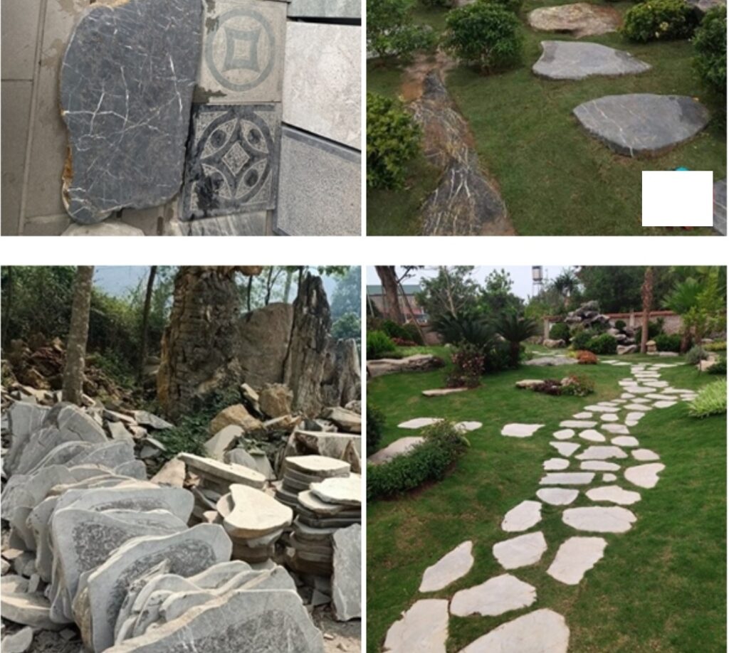 đá bước dạo sân vườn